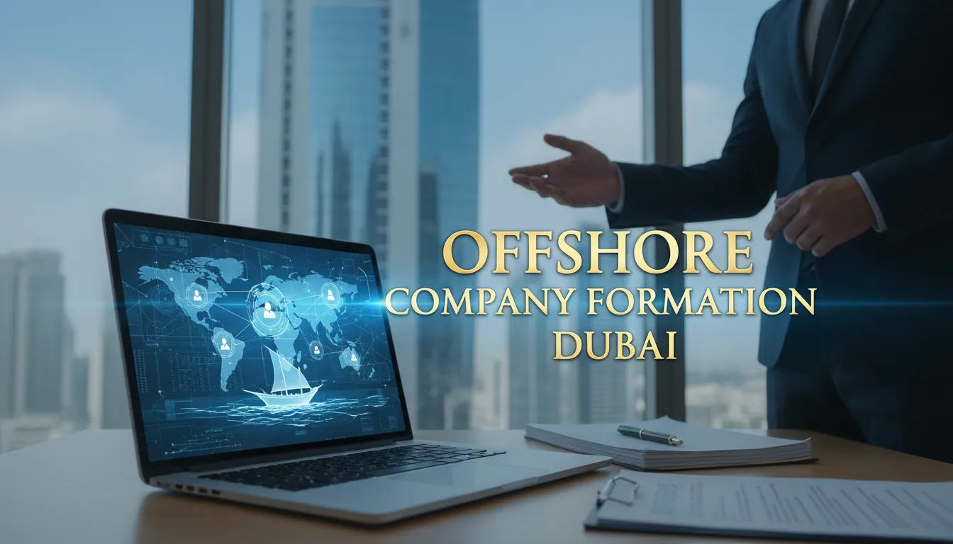 خزانة فولاذية مفتوحة تحتوي على ملفات عقارية وسبائك ذهبية ترمز لشركة الأوفشور